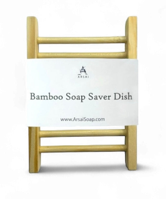 Natural - Bamboo - Soap Saver - Dish - Extends longevity of Bar Soap - Organic - Money Saving - Helps Prevent Soap Melting - Keeps Soap Dry