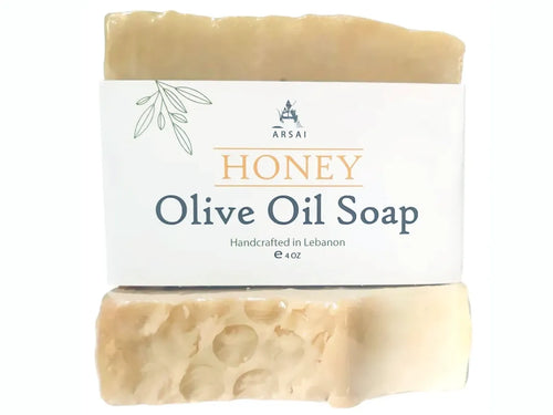 Honey - Pure Olive Oil Soap Bar - Handcrafted - All-Natural - Moisturizing & Soothing - 4oz - For All Skin Types - Unisex