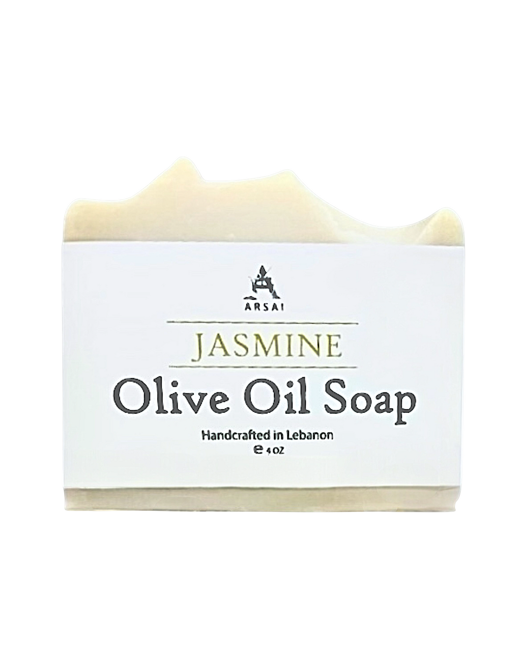 Jasmine - Pure Olive Oil Soap Bar - Handcrafted - All-Natural - Moisturizing & Soothing - 4oz - For All Skin Types - Unisex