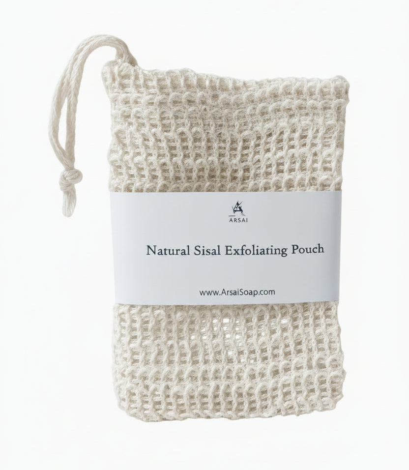 Natural - Sisal - Soap Saver - Pouch - Exfoliator - Extends longevity of Soap - Organic - Money Saving - Keeps Soap Dry - Stops Soap Melting