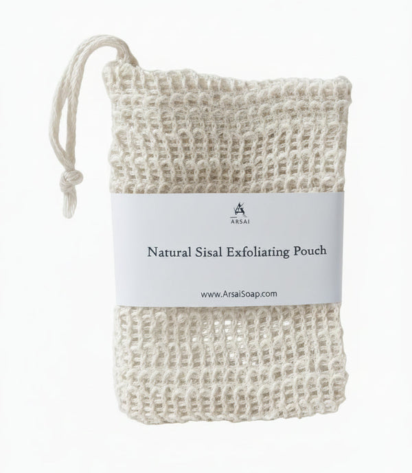 Natural - Sisal - Soap Saver - Pouch - Exfoliator - Extends longevity of Soap - Organic - Money Saving - Keeps Soap Dry - Stops Soap Melting