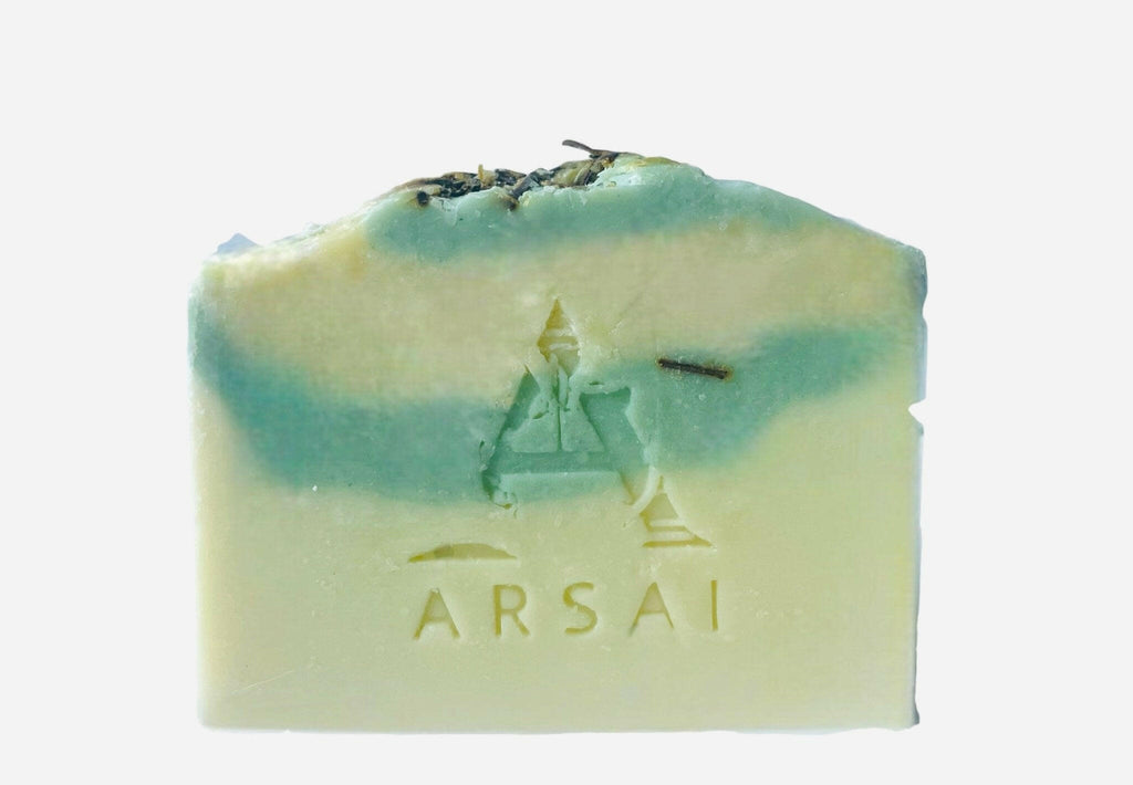 Handmade Rosemary Olive Oil Soap Bar.