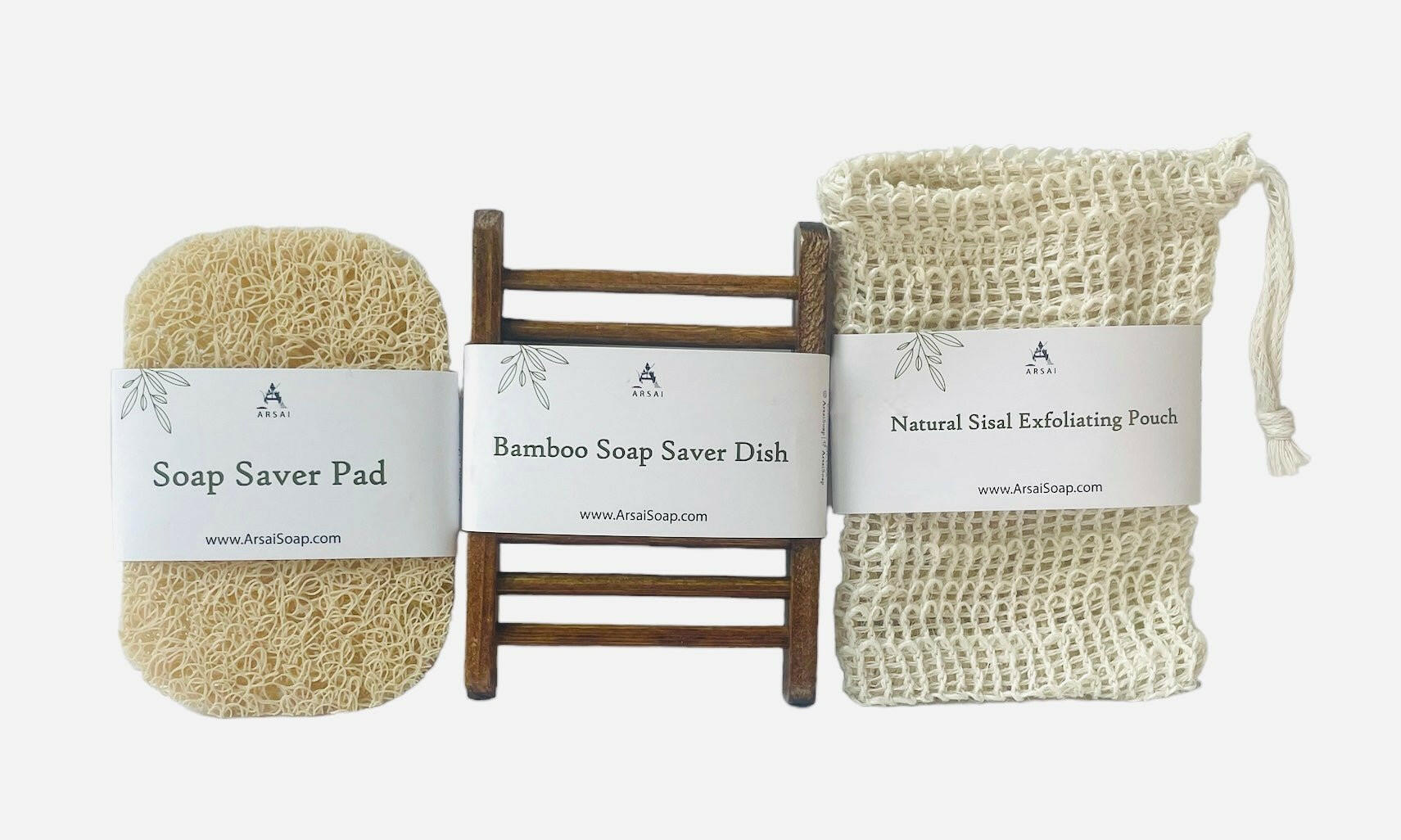 Natural Sisal Soap Saver Pouch/Exfoliator.