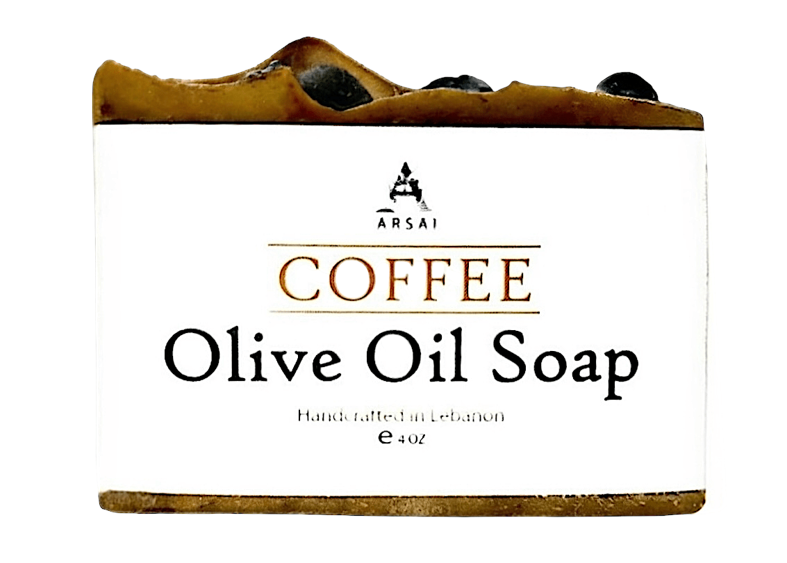 Pure Olive Oil Soap Bar - Handcrafted - Organic - Coffee - Moisturizing & Soothing - 4oz - For All Skin Types - Unisex - Arsai Soap - Handmade Olive Oil SoapPure Olive Oil Soap Bar - Handcrafted - Organic - Coffee - Moisturizing & Soothing - 4oz - For All Skin Types - UnisexBar SoapCFFArsai Soap5285012761858