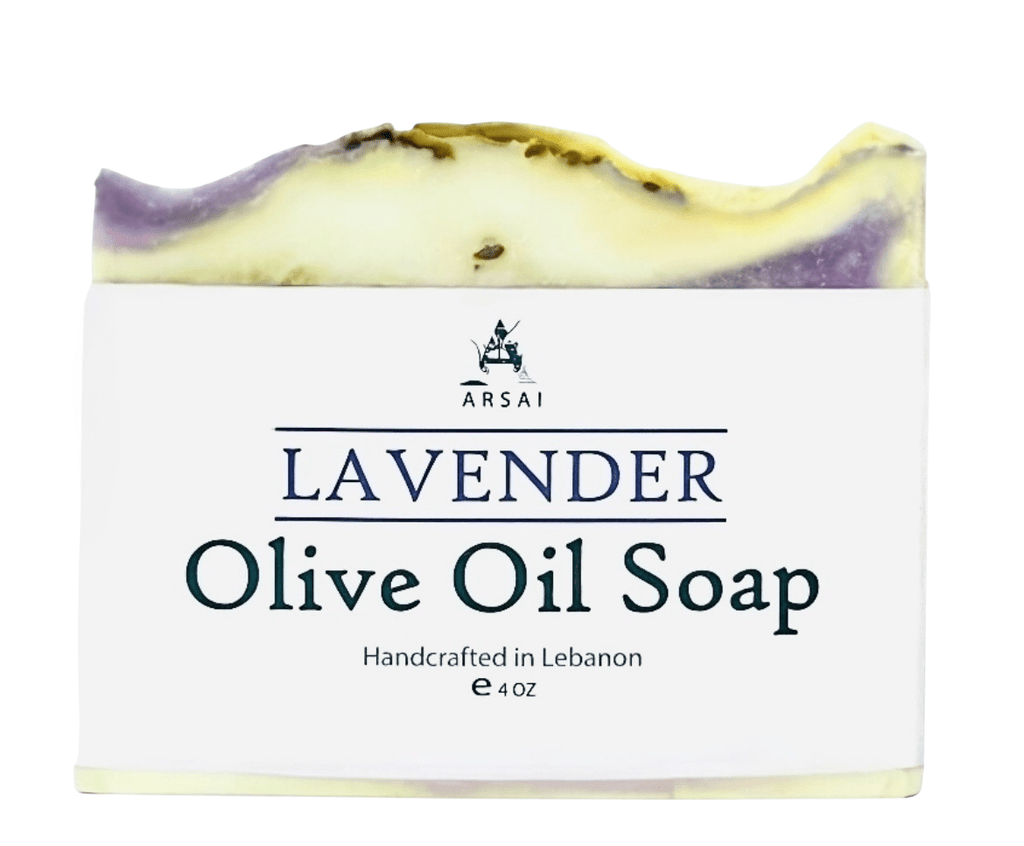 Pure Olive Oil Soap Bar - Handcrafted - Organic - Lavender - Moisturizing & Soothing - 4oz - For All Skin Types - Unisex - Arsai Soap - Handmade Olive Oil SoapPure Olive Oil Soap Bar - Handcrafted - Organic - Lavender - Moisturizing & Soothing - 4oz - For All Skin Types - UnisexBar SoapLVNArsai Soap5285012761810