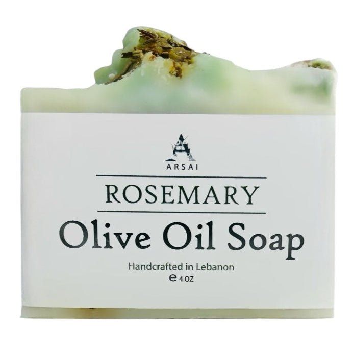 Pure Olive Oil Soap Bar - Handcrafted - Organic - Rosemary - Moisturizing & Soothing - 4oz - For All Skin Types - Unisex - Arsai Soap - Handmade Olive Oil SoapPure Olive Oil Soap Bar - Handcrafted - Organic - Rosemary - Moisturizing & Soothing - 4oz - For All Skin Types - UnisexBar SoapRSM - LV - OIL - SPArsai Soap5285012761551